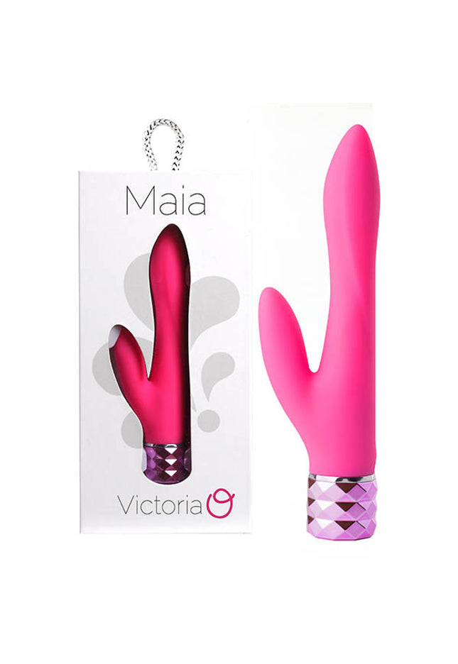 Maia Victoria - Pink 15.2 cm USB Rechargeable Rabbit Vibrator