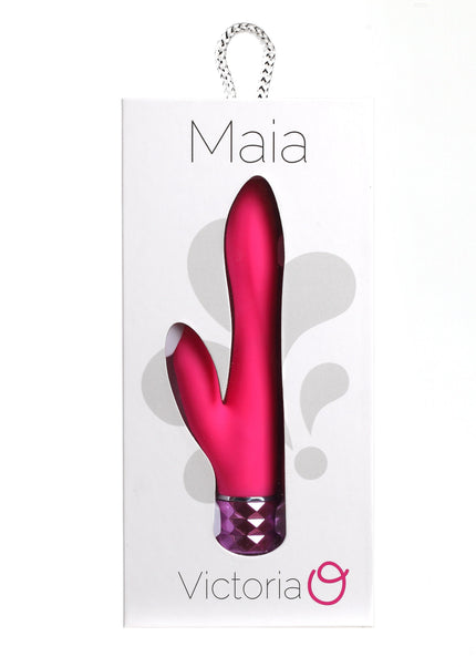Maia Victoria - Pink 15.2 cm USB Rechargeable Rabbit Vibrator