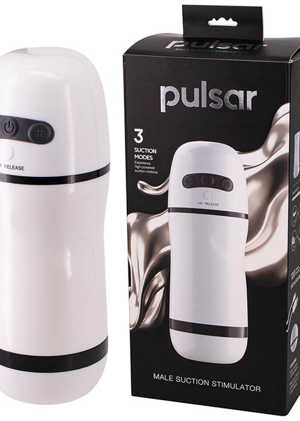 Pulsar - White USB Rechargeable Male Suction Masturbator