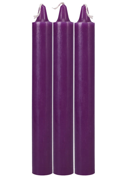 Japanese Drip Candles - Purple - Purple 3-Pack