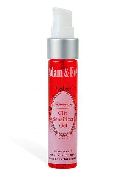 Adam & Eve Clit Sensitiser Gel - Strawberry Flavoured Female Enhancer - 29 ml Bottle