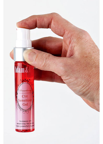 Adam & Eve Clit Sensitiser Gel - Strawberry Flavoured Female Enhancer - 29 ml Bottle