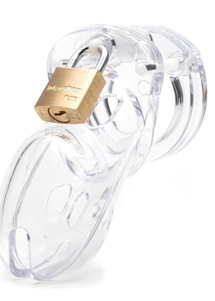 CB-3000 Chastity Cock Cage Kit - Clear - Clear 3 Inch Cock Cage Kit