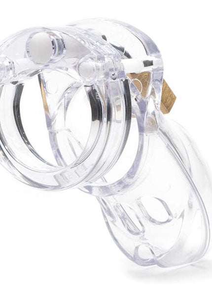 CB-3000 Chastity Cock Cage Kit - Clear - Clear 3 Inch Cock Cage Kit