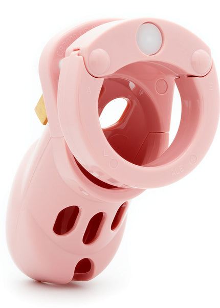CB-3000 Chastity Cock Cage Kit - Pink - Pink 3 Inch Cock Cage Kit