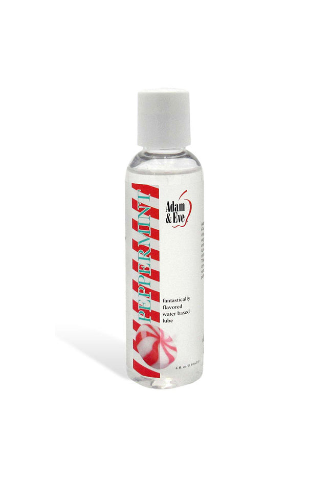 Adam & Eve PEPPERMINT Lubricant - Mint Flavoured Water Based Lubricant - 118 ml Bottle