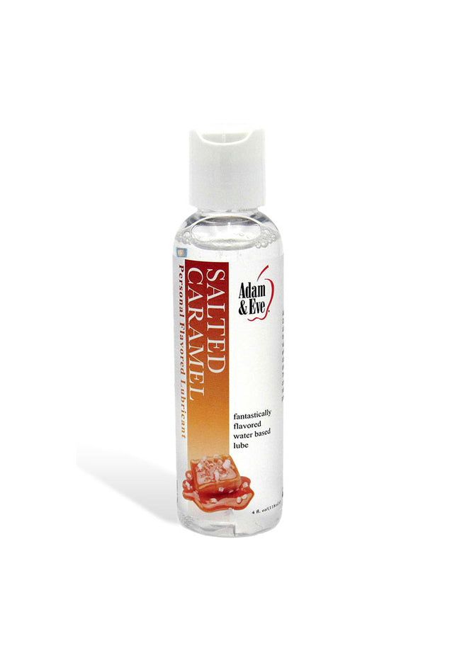 Adam & Eve SALTED CARAMEL Lubricant - Salted Caramel Flavoured Water Based Lubricant - 118 ml Bottle