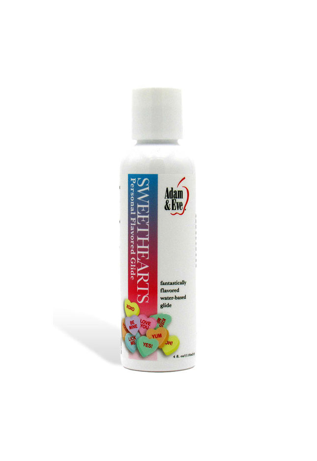 Adam & Eve SWEETHEARTS Lubricant - Candy Flavoured Water Based Lubricant - 118 ml Bottle