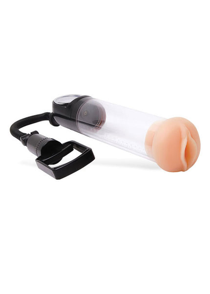 Adam & Eve Adam's Promax Pump - Clear Penis Pump with Masturbator Sleeve