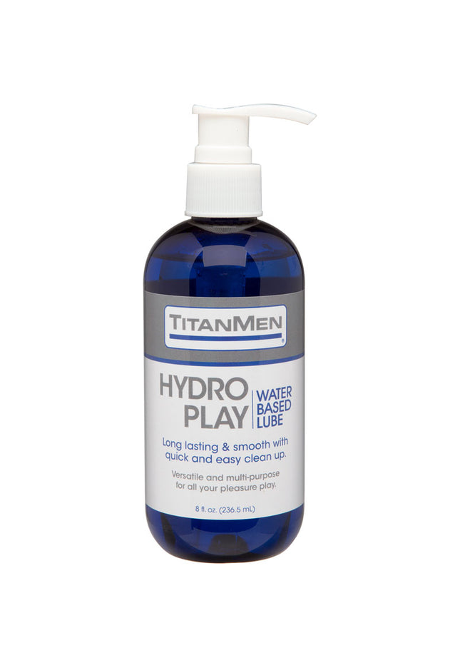 TitanMen Hydro Play - Water Based Lubricant - 240 ml Pump Bottle