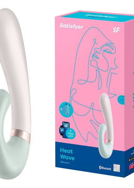Satisfyer Heat Wave - Mint App Controlled USB Rechargeable Rabbit Vibrator
