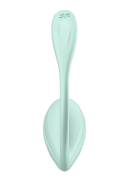 Satisfyer Smooth Petal - Mint - Mint USB Rechargeable Wearable Stimulator with App Control