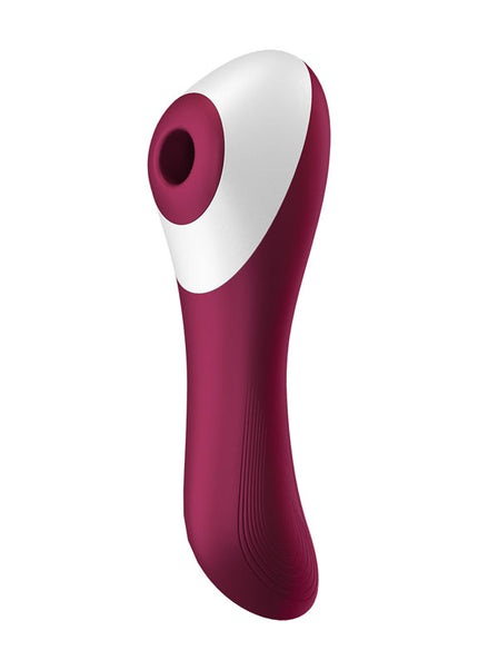 Satisfyer Dual Crush - Red Air Pulse Stimulator with Vibration