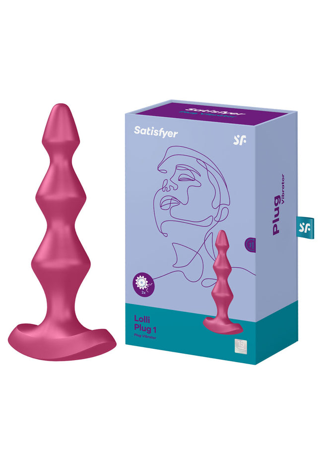 Satisfyer Lolli-Plug 1 - Berry Vibrating Anal Beads
