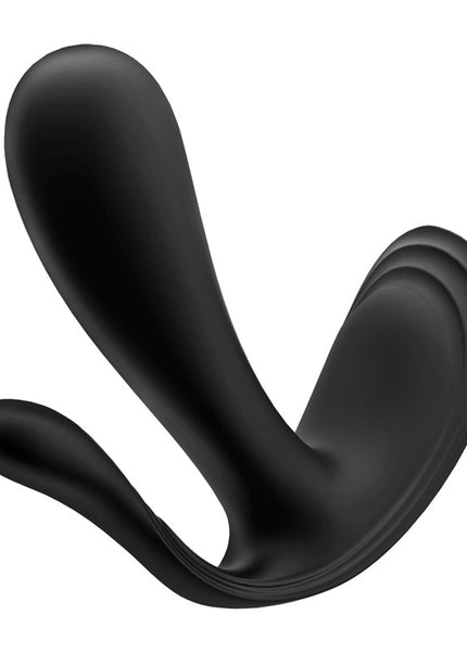 Satisfyer Top Secret + - Black Wearable Vibrator with App Control