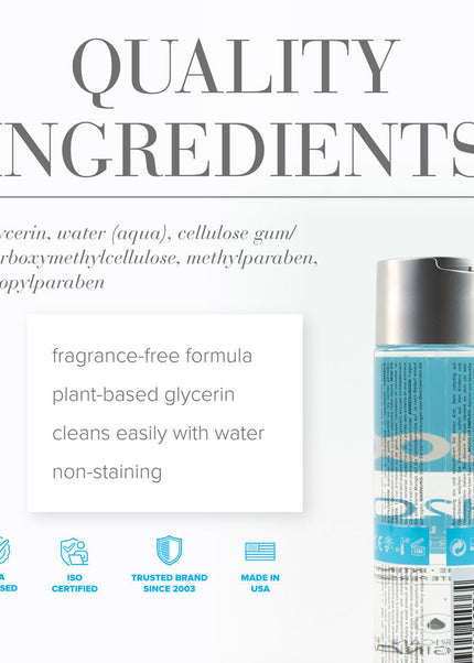 JO H2O Original Lube - 240 mL - Water Based Lubricant - 240 ml Bottle