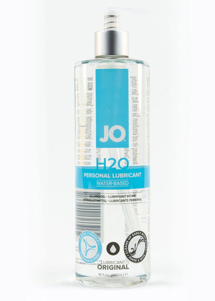 JO H2O Original Lube - 480 mL - Water Based Lubricant - 480 ml Bottle