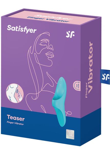 Satisfyer Teaser - Light Blue USB Rechargeable Finger Stimulator