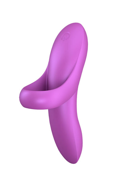 Satisfyer Bold Lover - Dark Pink USB Rechargeable Finger Stimulator