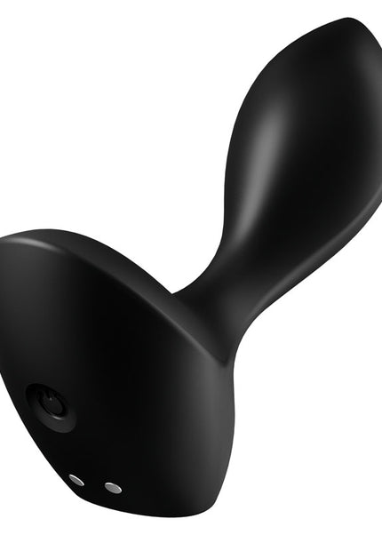 Satisfyer Backdoor Lover - Black USB Rechargeable Vibrating Butt Plug