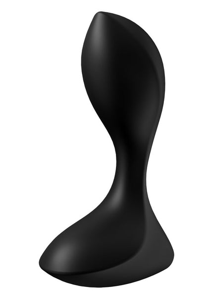 Satisfyer Backdoor Lover - Black USB Rechargeable Vibrating Butt Plug