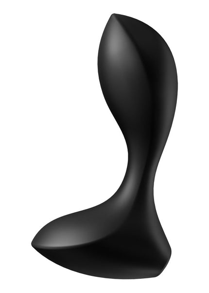 Satisfyer Backdoor Lover - Black USB Rechargeable Vibrating Butt Plug