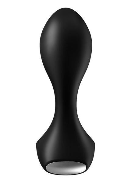 Satisfyer Backdoor Lover - Black USB Rechargeable Vibrating Butt Plug