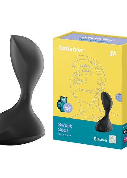 Satisfyer Sweet Seal - Black Vibrating Butt Plug
