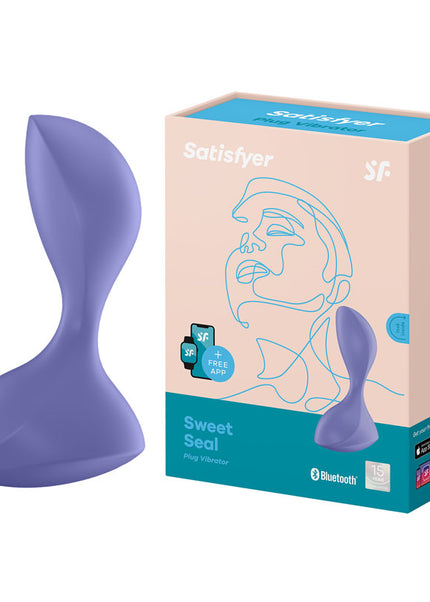 Satisfyer Sweet Seal - Lilac Vibrating Butt Plug