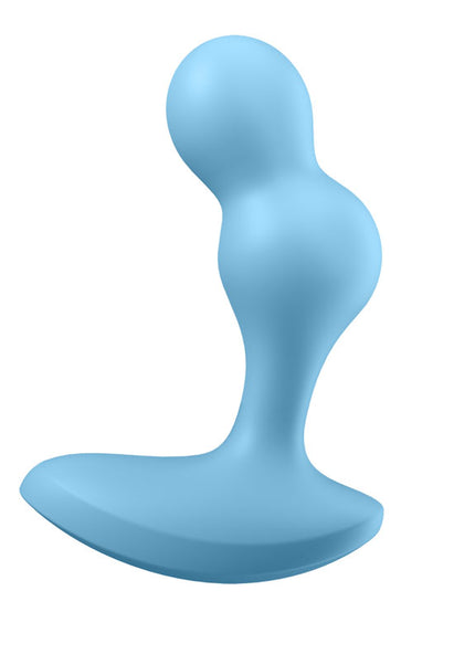 Satisfyer Deep Diver - Light Blue Vibrating Butt Plug with App Control