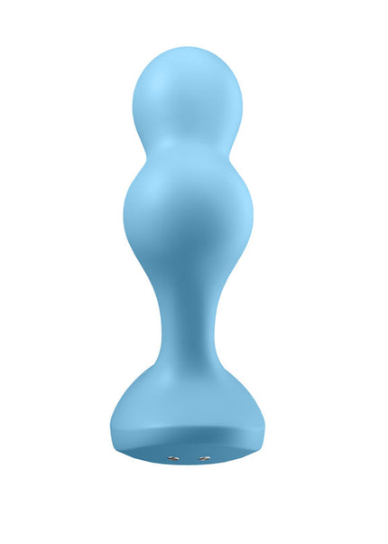 Satisfyer Deep Diver - Light Blue Vibrating Butt Plug with App Control