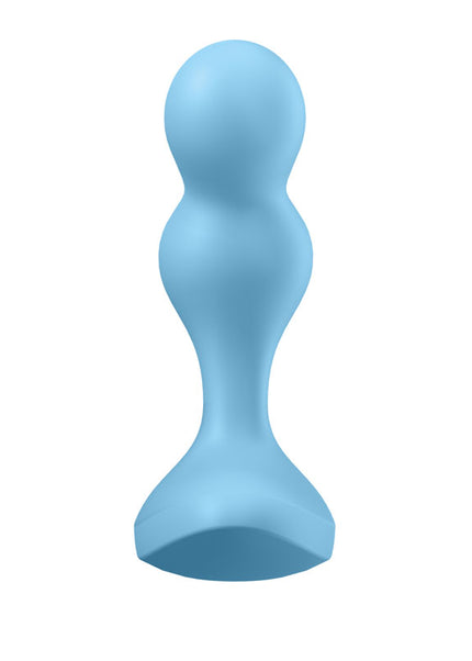 Satisfyer Deep Diver - Light Blue Vibrating Butt Plug with App Control
