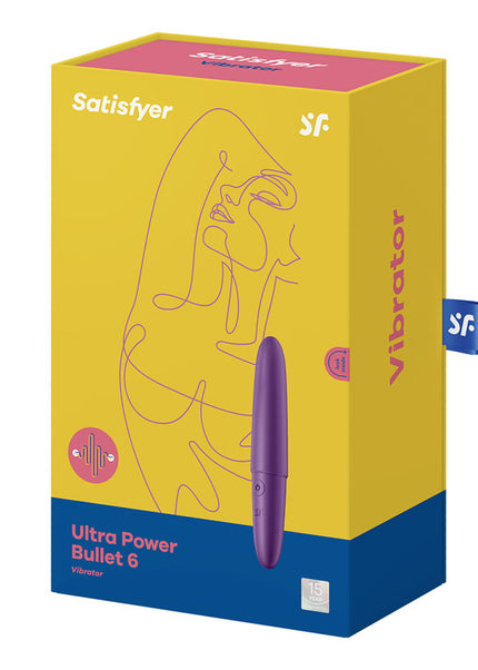 Satisfyer Ultra Power Bullet 6 - Purple USB Rechargeable Bullet