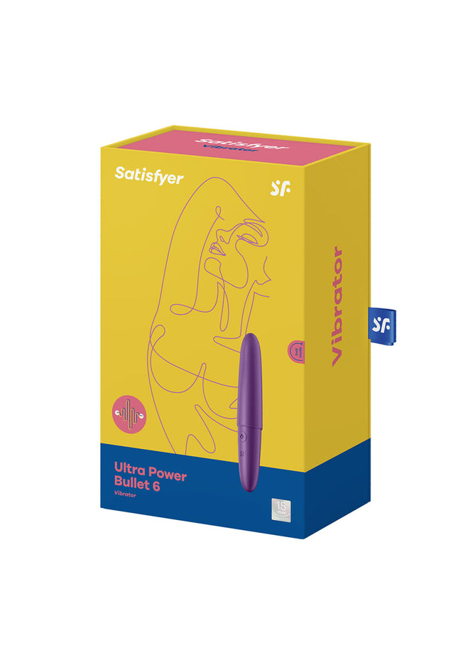 Satisfyer Ultra Power Bullet 6 - Purple USB Rechargeable Bullet