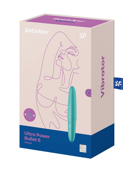 Satisfyer Ultra Power Bullet 6 - Turquoise USB Rechargeable Bullet