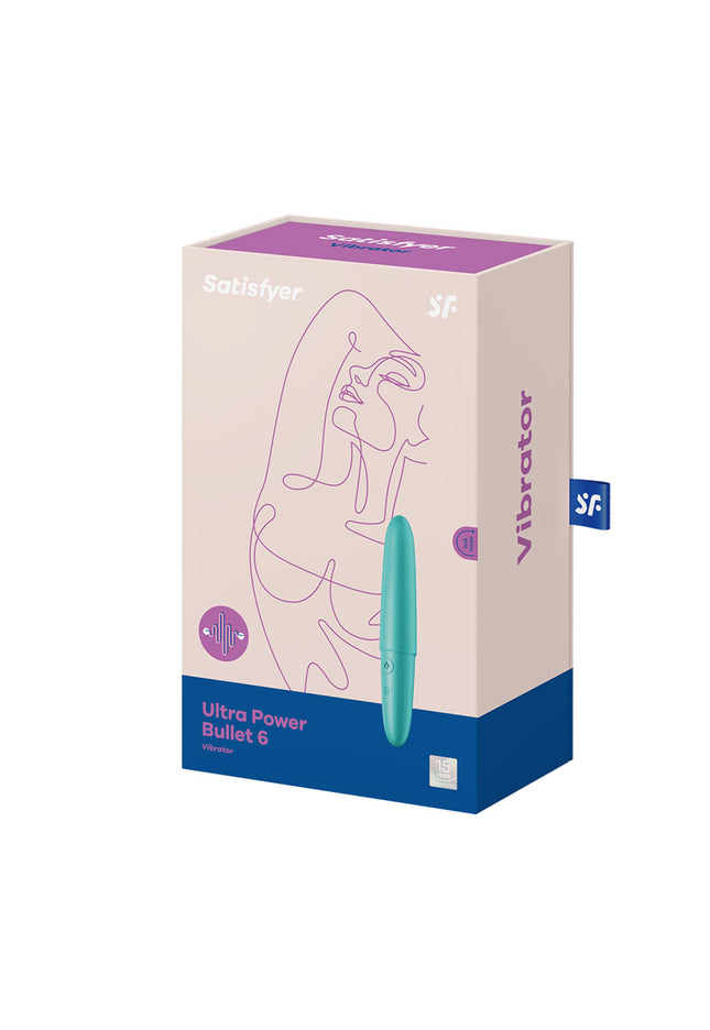 Satisfyer Ultra Power Bullet 6 - Turquoise USB Rechargeable Bullet