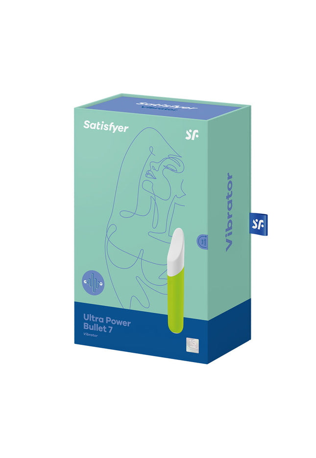 Satisfyer Ultra Power Bullet 7 - Green USB Rechargeable Bullet