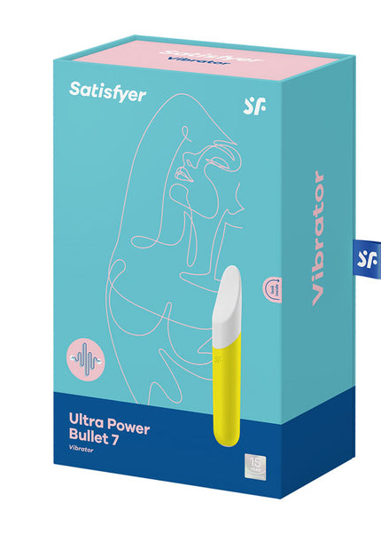 Satisfyer Ultra Power Bullet 7 - Yellow USB Rechargeable Bullet