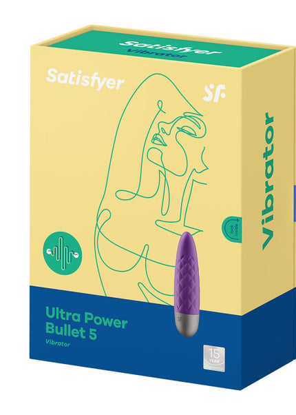 Satisfyer Ultra Power Bullet 5 - Purple USB Rechargeable Bullet