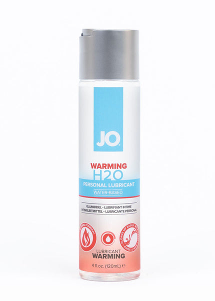 JO H2O Warming Lube - 120 mL - Water Based Warming Lubricant - 120 ml Bottle