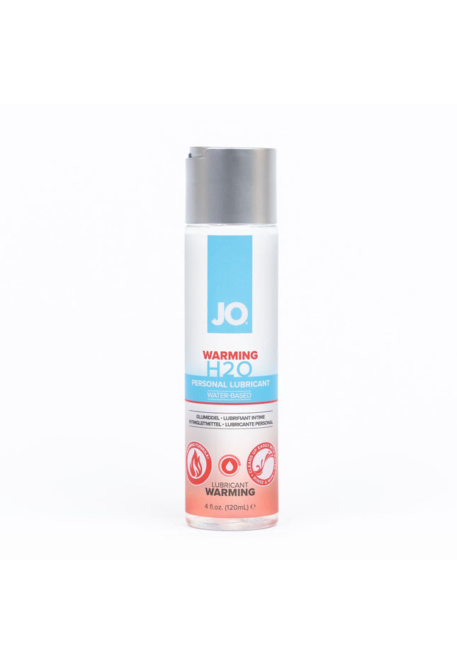 JO H2O Warming Lube - 120 mL - Water Based Warming Lubricant - 120 ml Bottle