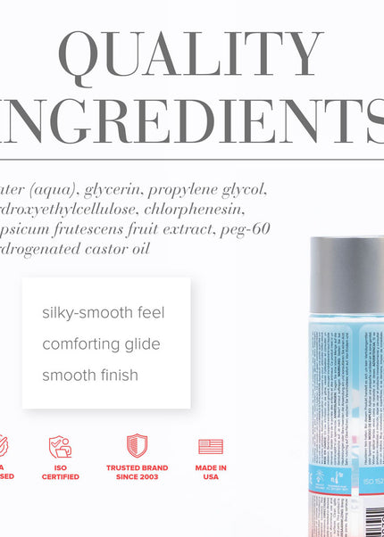 JO H2O Warming Lube - 120 mL - Water Based Warming Lubricant - 120 ml Bottle