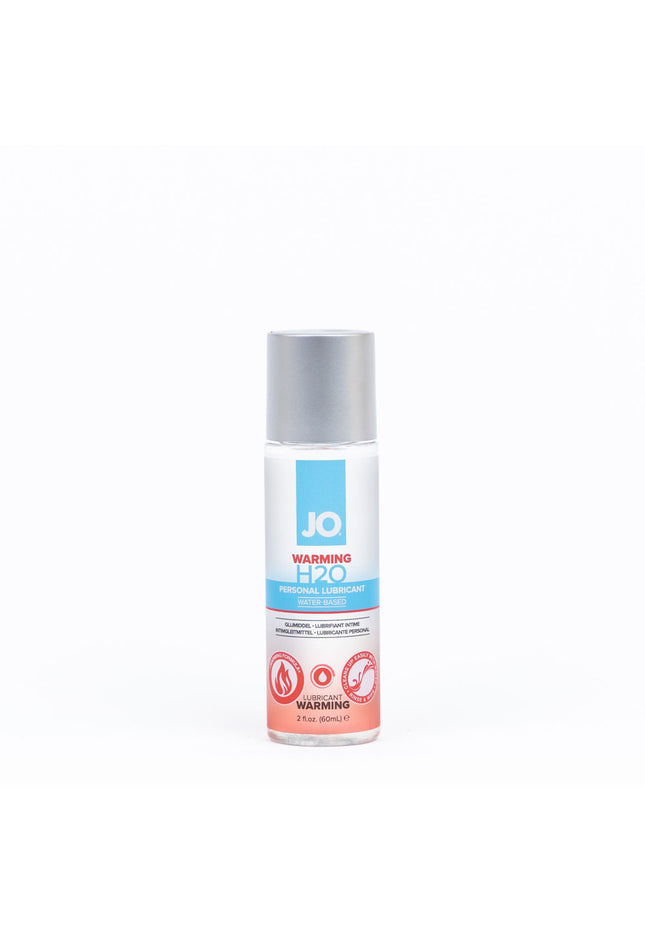JO H2O Warming Lube - 60 mL - Water Based Warming Lubricant - 60 ml Bottle