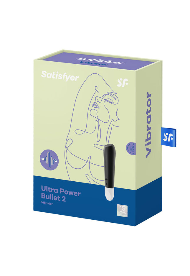 Satisfyer Ultra Power Bullet 2 - Black USB Rechargeable Bullet