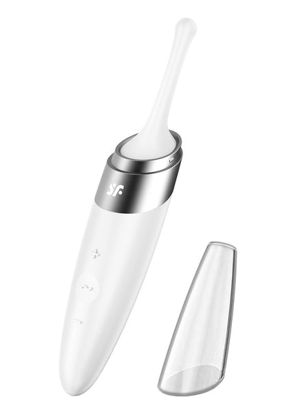Satisfyer Twirling Delight - White USB Rechargeable Point Clitoral Stimulator