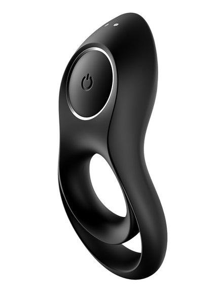 Satisfyer Legendary Duo - Black USB Rechargeable Cock & Balls Ring