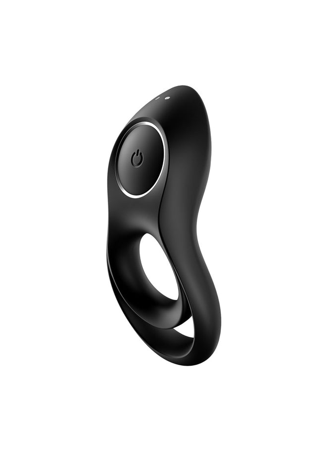 Satisfyer Legendary Duo - Black USB Rechargeable Cock & Balls Ring