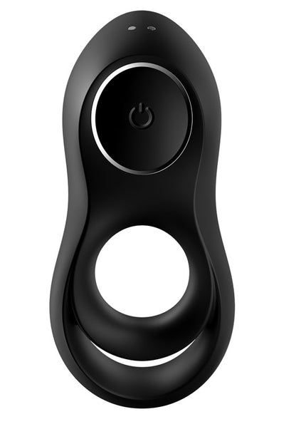 Satisfyer Legendary Duo - Black USB Rechargeable Cock & Balls Ring