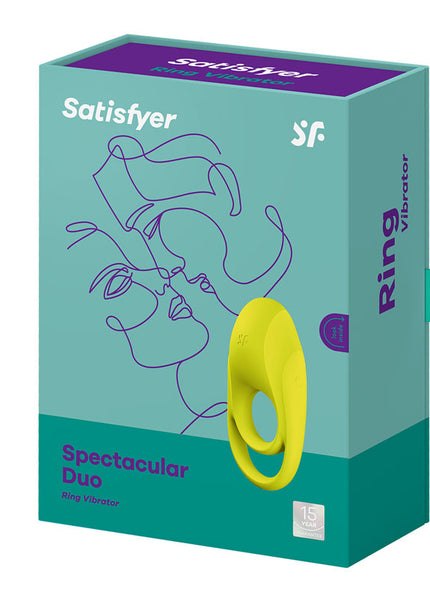 Satisfyer Spectacular Duo - Light Green USB Rechargeable Cock & Balls Ring