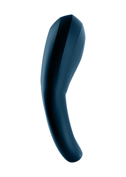 Satisfyer Epic Duo - Navy Blue USB Rechargeable Cock & Balls Ring with App Control